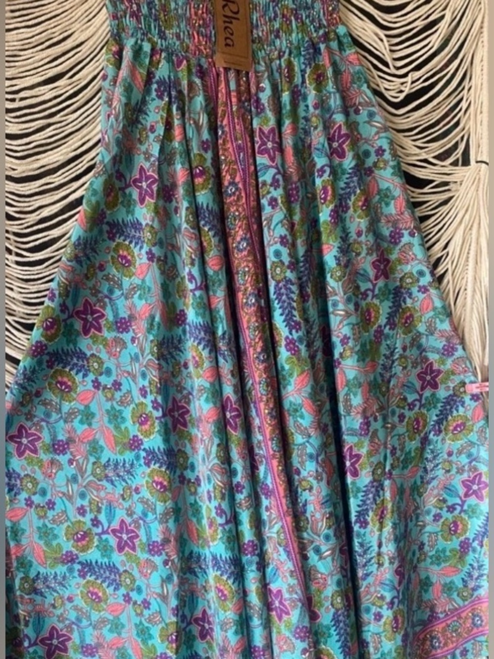 NEW Rhea Wide Leg Silk Blend Palazzo Pants